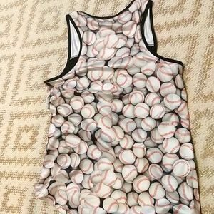 Boutique baseball Mom tank